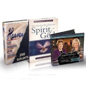 Hearing From Heaven Package 3 CD Set by Gloria Copeland and Billye Brim, Hardback book by Jesse Duplantis and Paperback book by Kenneth E Hagin-0