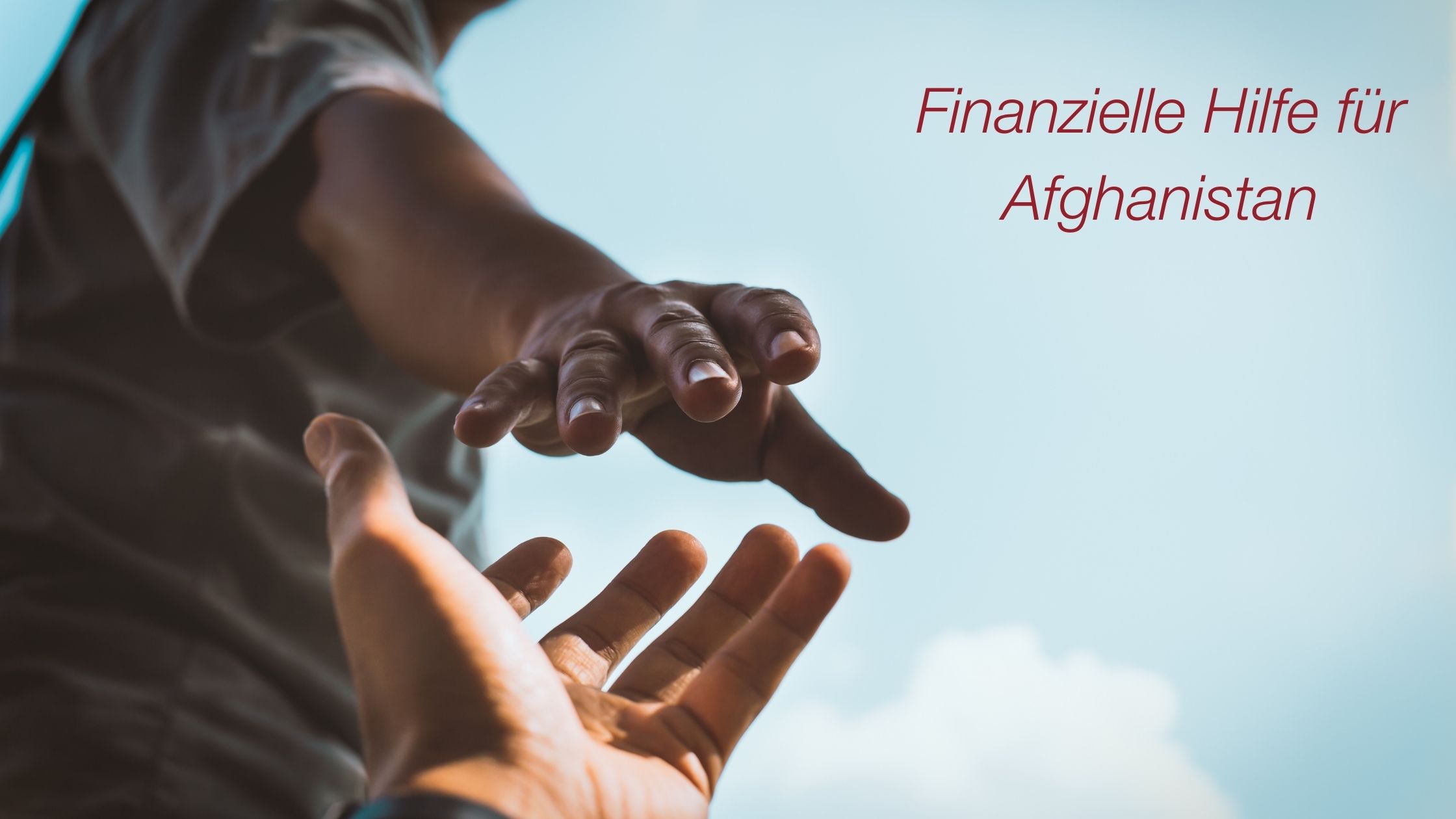 Finanzielle Hilfe für Afghanistan